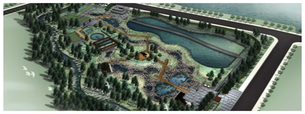 3D design of Wetland Park Deyang