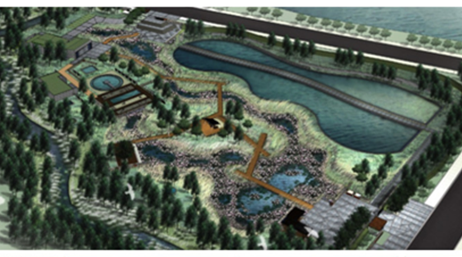 3D design of Wetland Park Deyang
